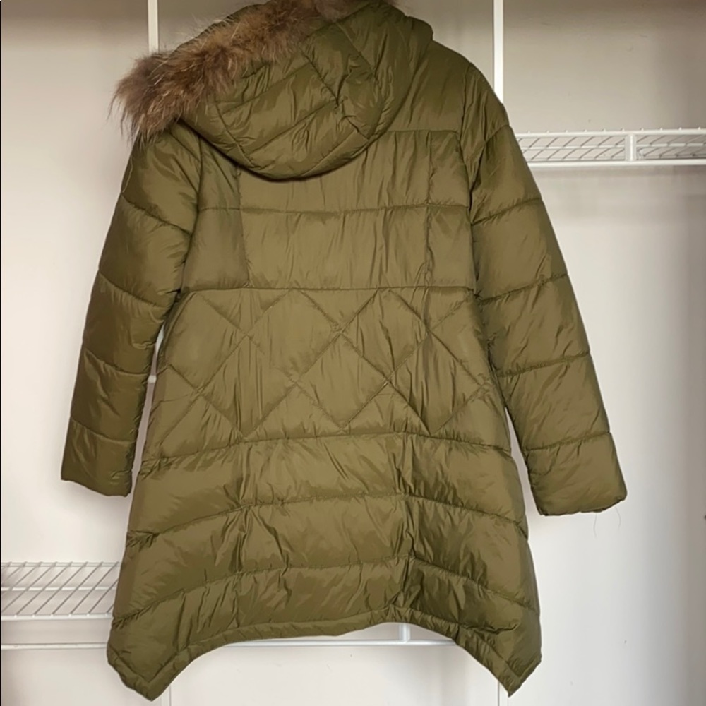 Green Puff Jacket Size Small - Picture 2 of 5